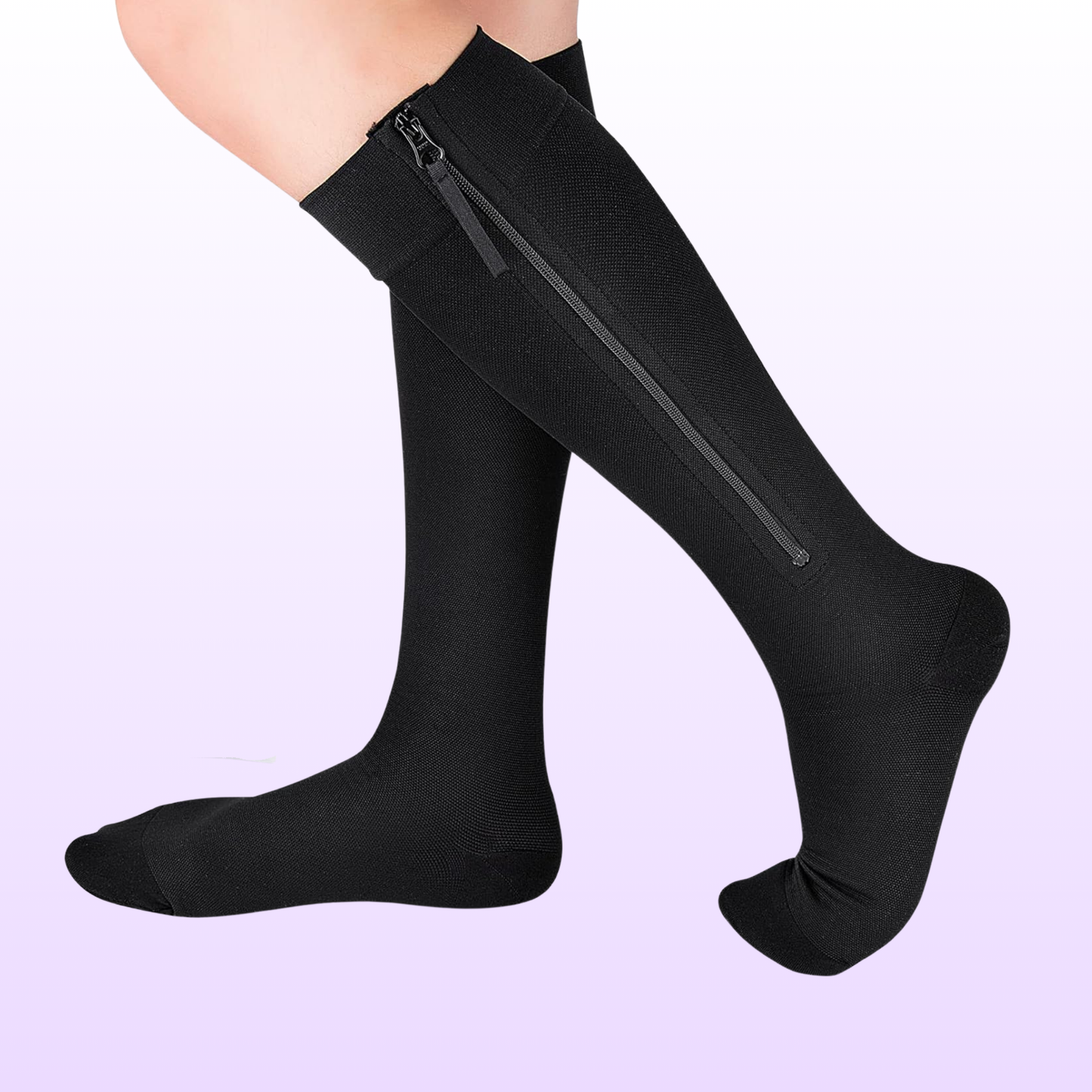 AvoWraps Zippered Compression Stockings – Easy Application 15-20 mmHg
