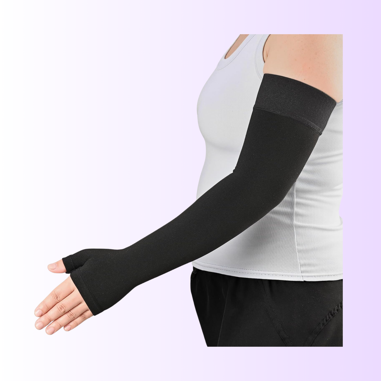 AvoWraps Medical Compression Arm Sleeve - 20-30 mmHg