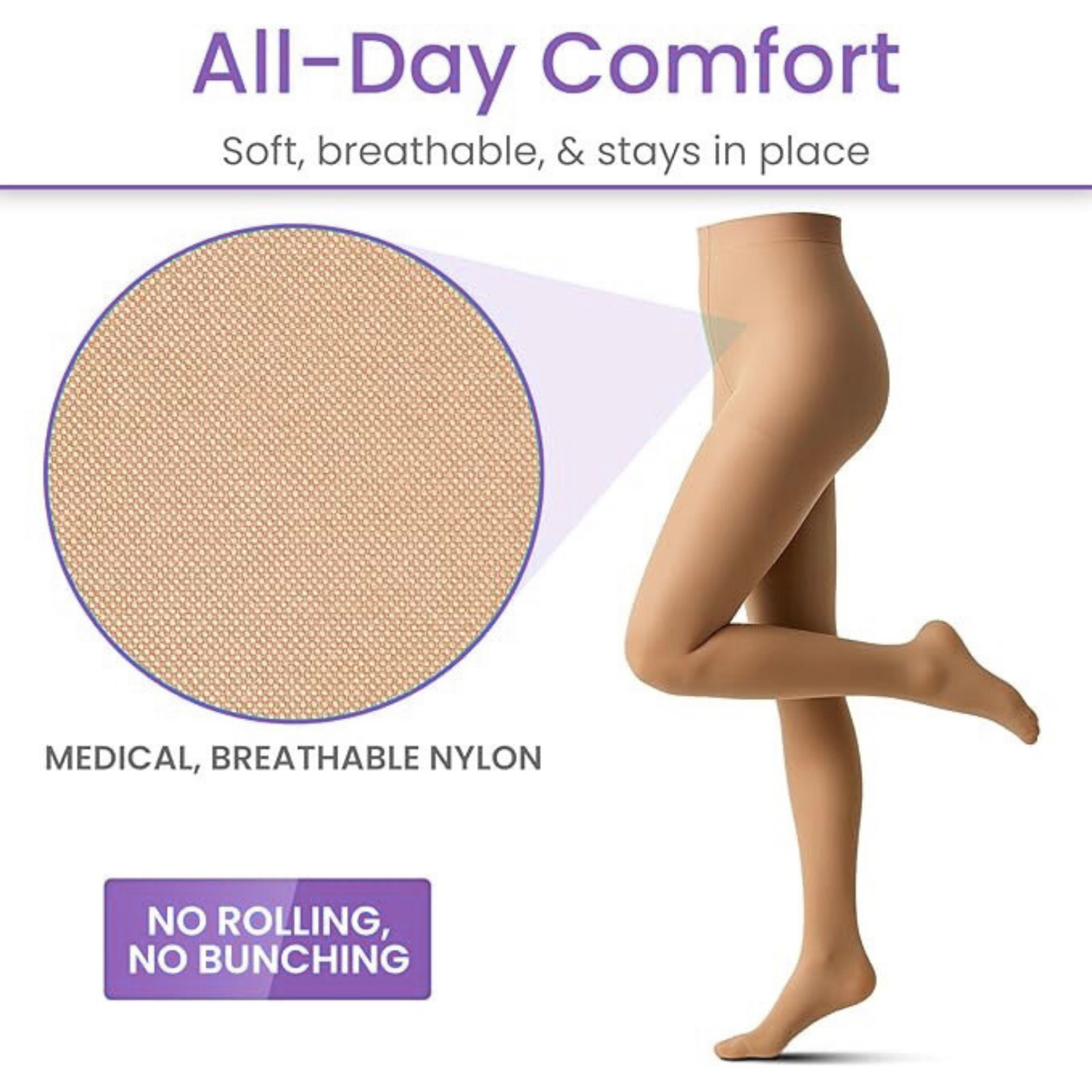 AvoWraps Medical Compression Pantyhose – Graduated 15-20 mmHg