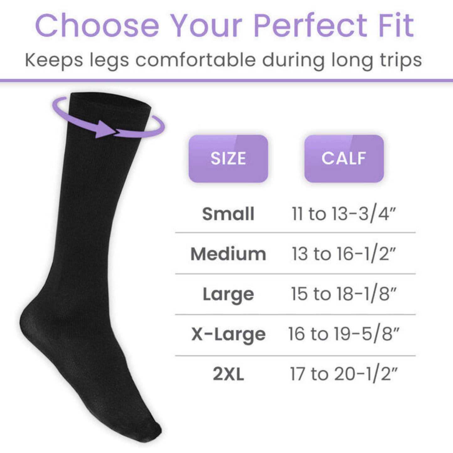 AvoWraps Men’s Compression Dress Socks – 15–20 mmHg Support