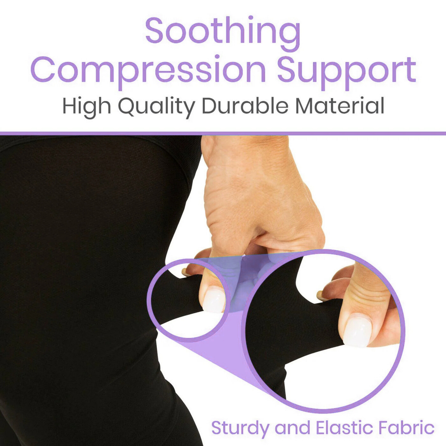 AvoWraps Thigh‑High Compression Stockings – 15‑20 mmHg Support