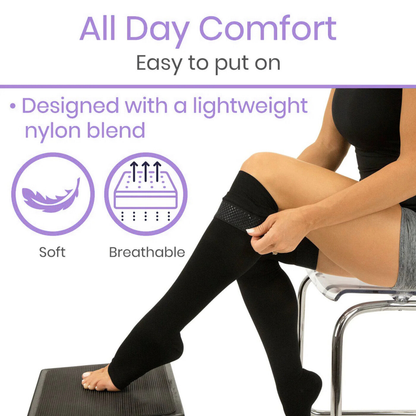 AvoWraps Thigh‑High Compression Stockings – 15‑20 mmHg Support