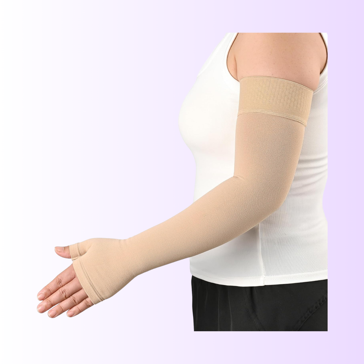 AvoWraps Medical Compression Arm Sleeve - 20-30 mmHg